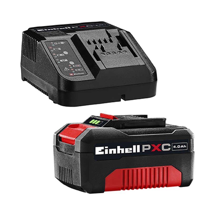 Bateria 18V 4,0Ah e Carregador Bivolt EINHELL Power X-Change para Ferramentas
