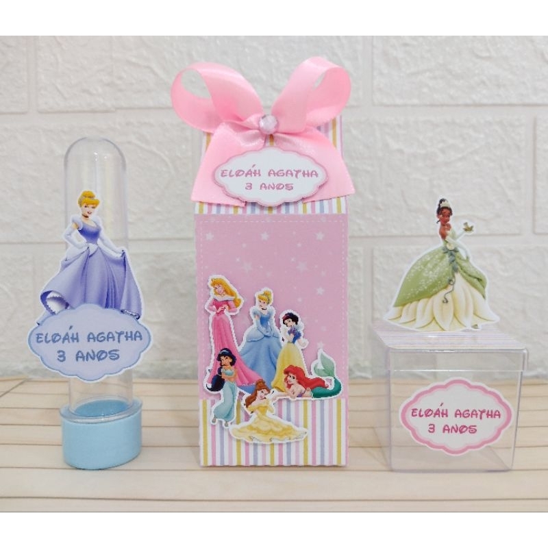 Kit Festa Das Princesas | Lembrancinhas Personalizadas Princesas | Lembrancinhas de aniversário infantil Princesas