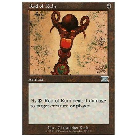 Bastão da Ruína (Dano) - - Magic The Gathering
