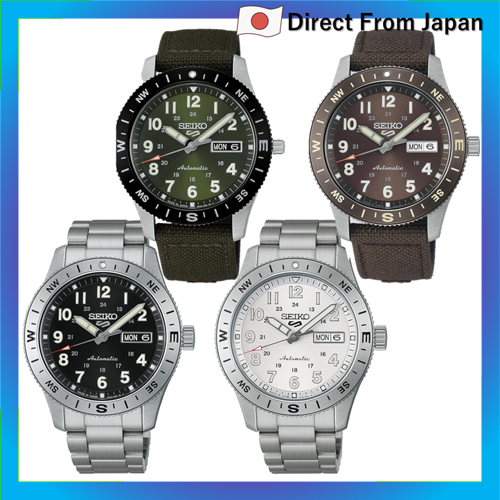 [Relógio Seiko] 5 Sports HDB009J Série Field Masculino, Mecânico Automático Japonês (com corda manual), Calendário com D