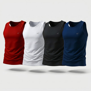 Kit 4 Regata Dry Fit Masculina Lisa Academia Treino Esporte Parvori