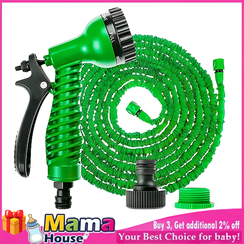 Mangueira Extensível Para Lavagem De Carros Jardim 75 Pés Mangueira Retrátil/extensível 15m