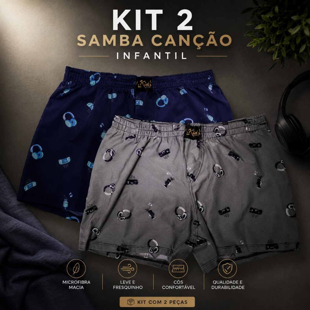 Kit 2 Samba Canção Infantil Leve Fresquinho