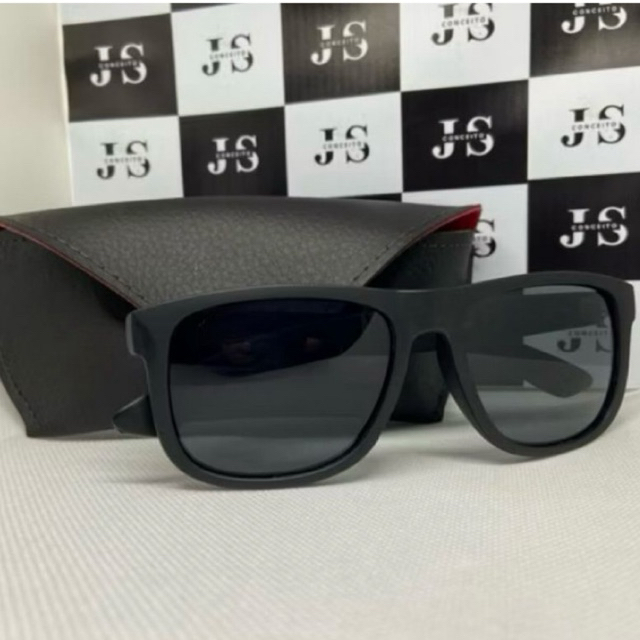 Óculos De Sol Masculino Quadrado UV400 Estilo Moderno Com Case Proteção Solar