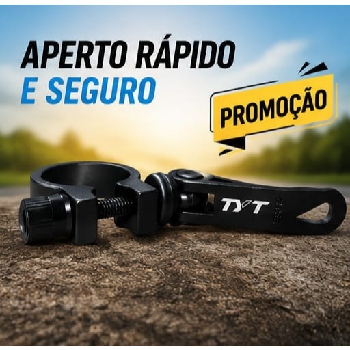 Abraçadeira TYT Banco Com Blocagem Selim Canote Bicicleta 31.8mm