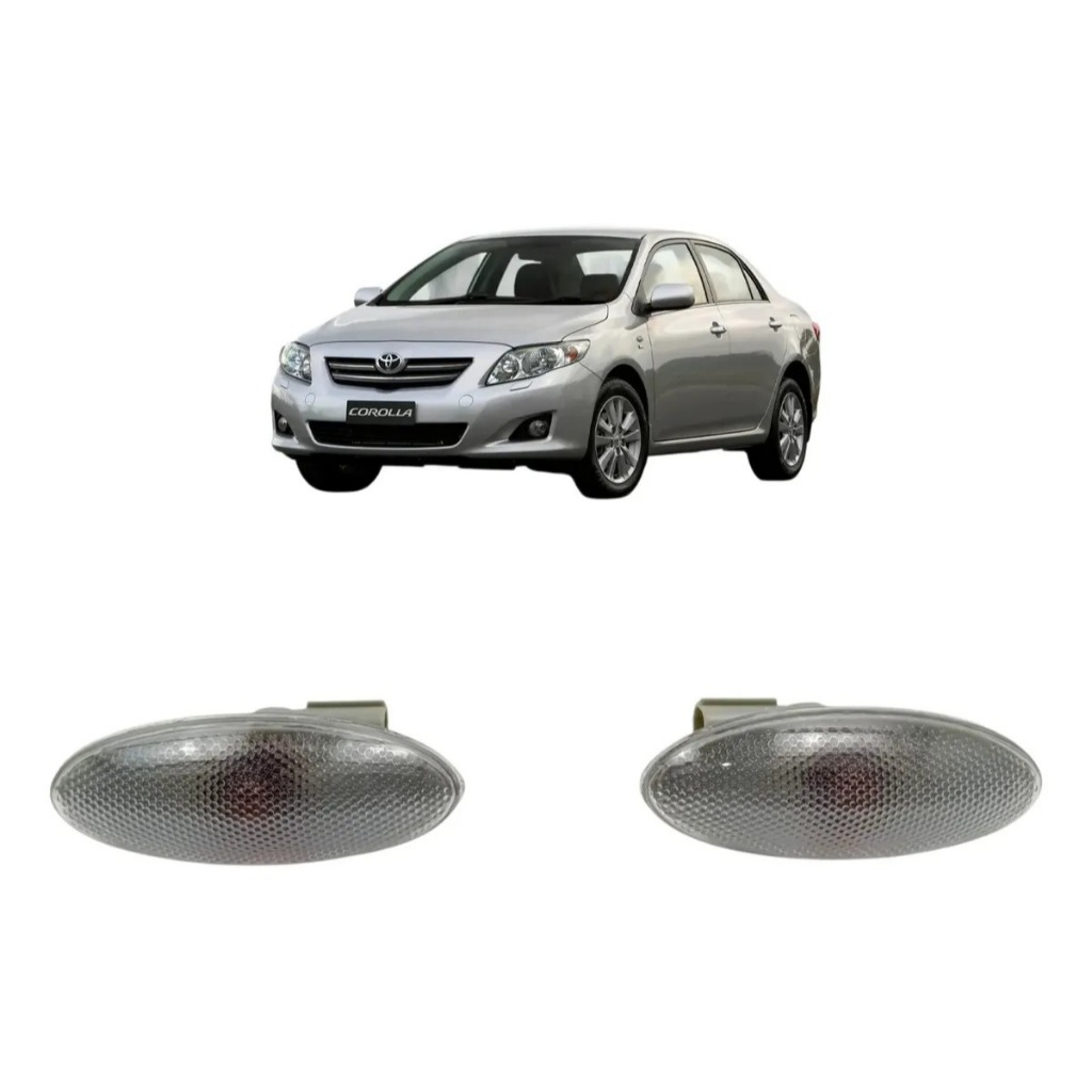 Pisca Lateral Seta Paralama Corolla 2009 2010 2011 2012 2013 Com Lâmpada