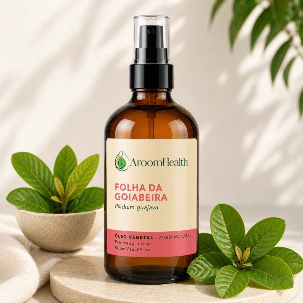Óleo vegetal puro natural folha da Goiabeira - 500ml