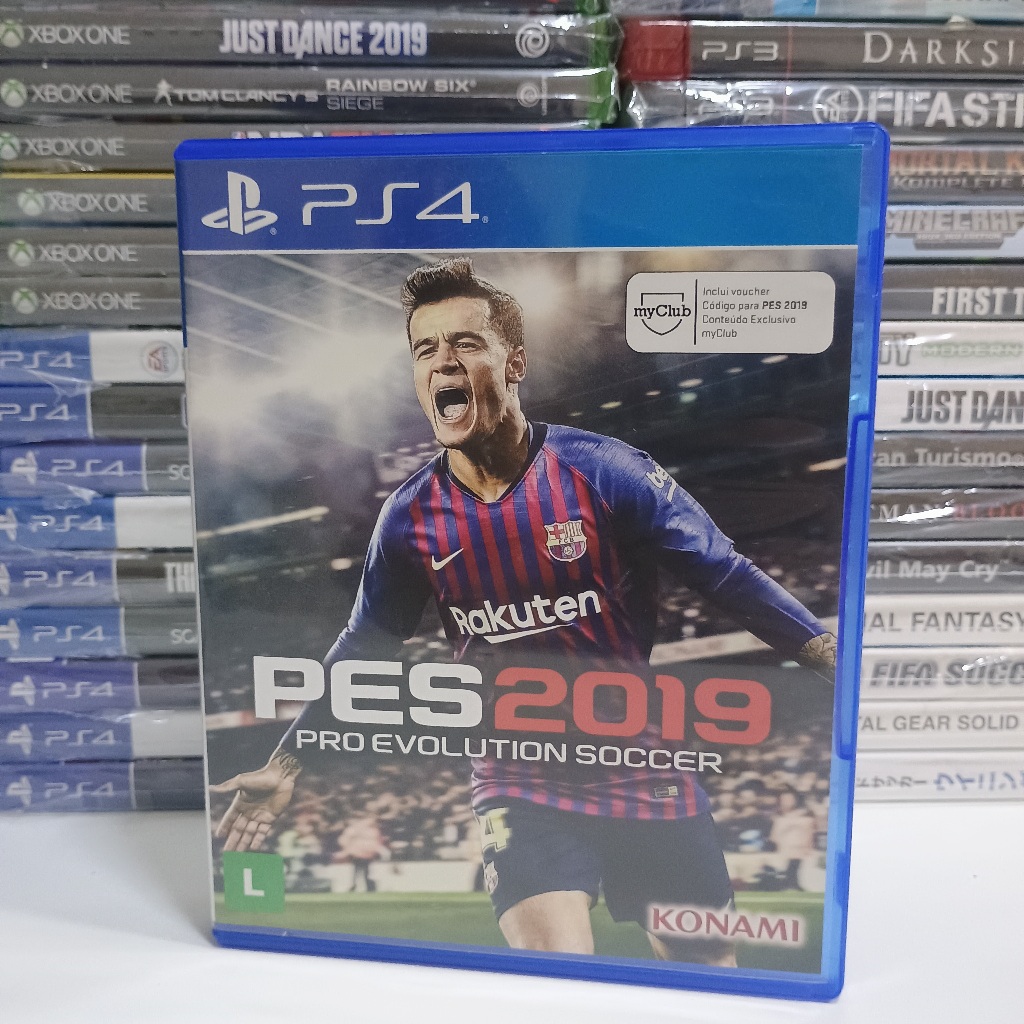 PES 2019- jogo de PS4 original mídia física