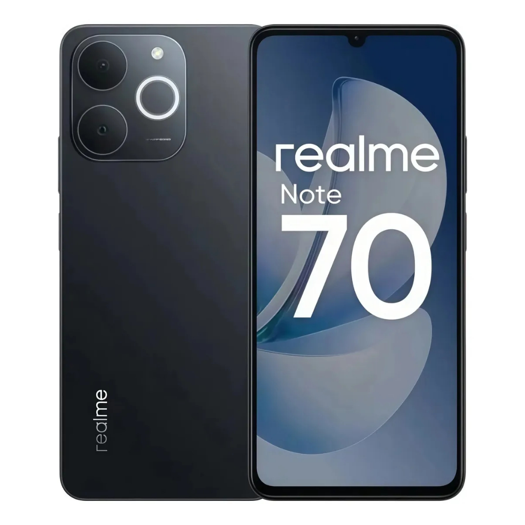 Smartphone Realme Note 70 4G 256GB 8GB RAM Tela 6.67 Preto