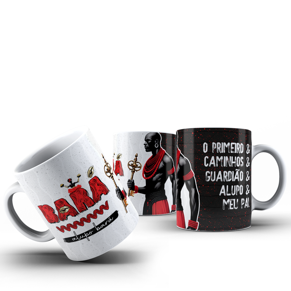 Caneca Coleção Orixás Bará o Primeiro Guardião
