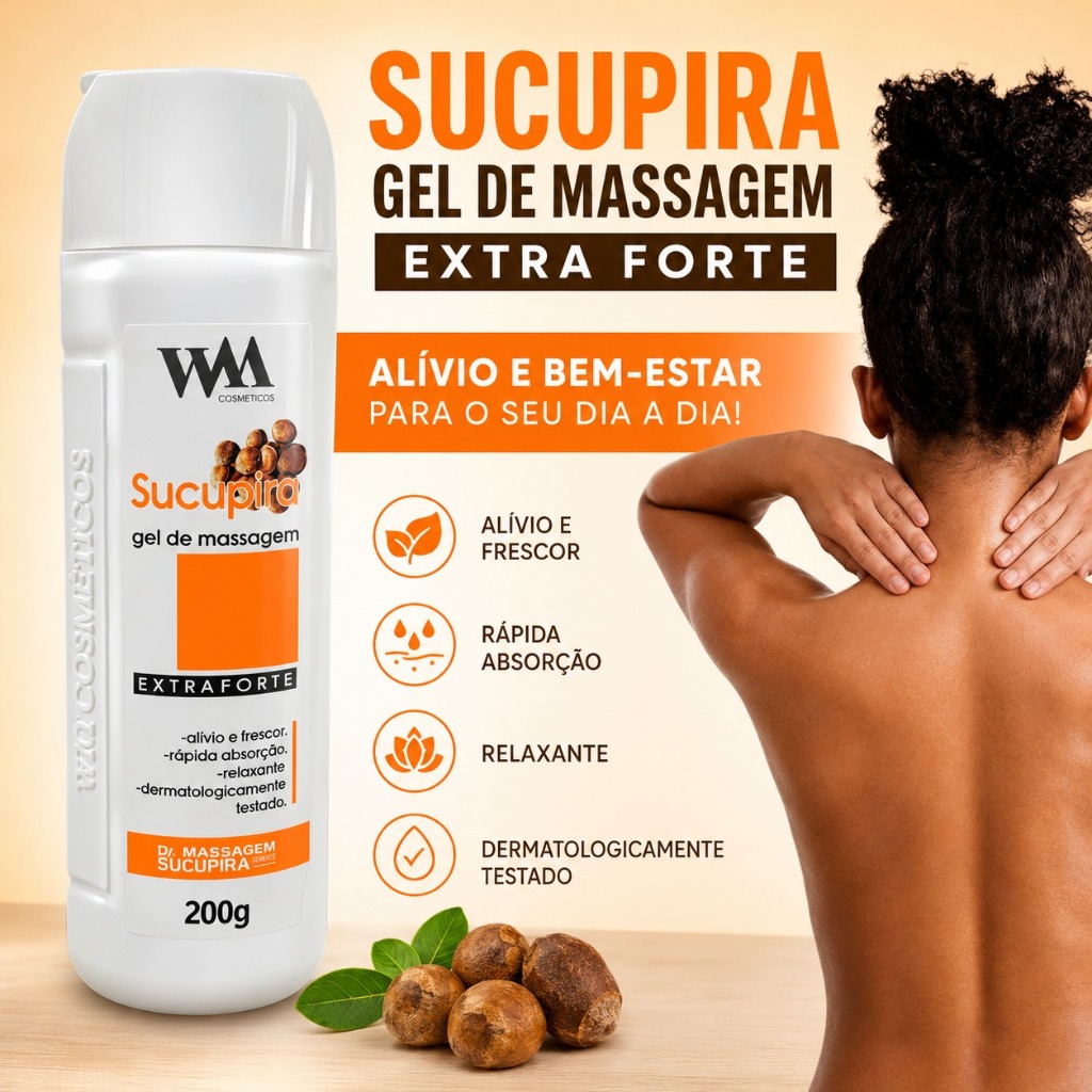 SUCUPIRA GEL DE MASSAGEM EXTRA FORTE