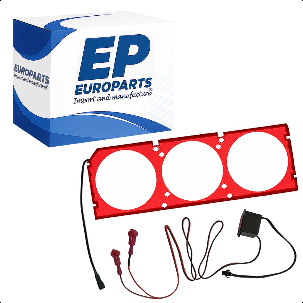 Kit iluminação vermelho para o painel do ar condicionado do Golf MK3 GL GLX GTI e VR6
