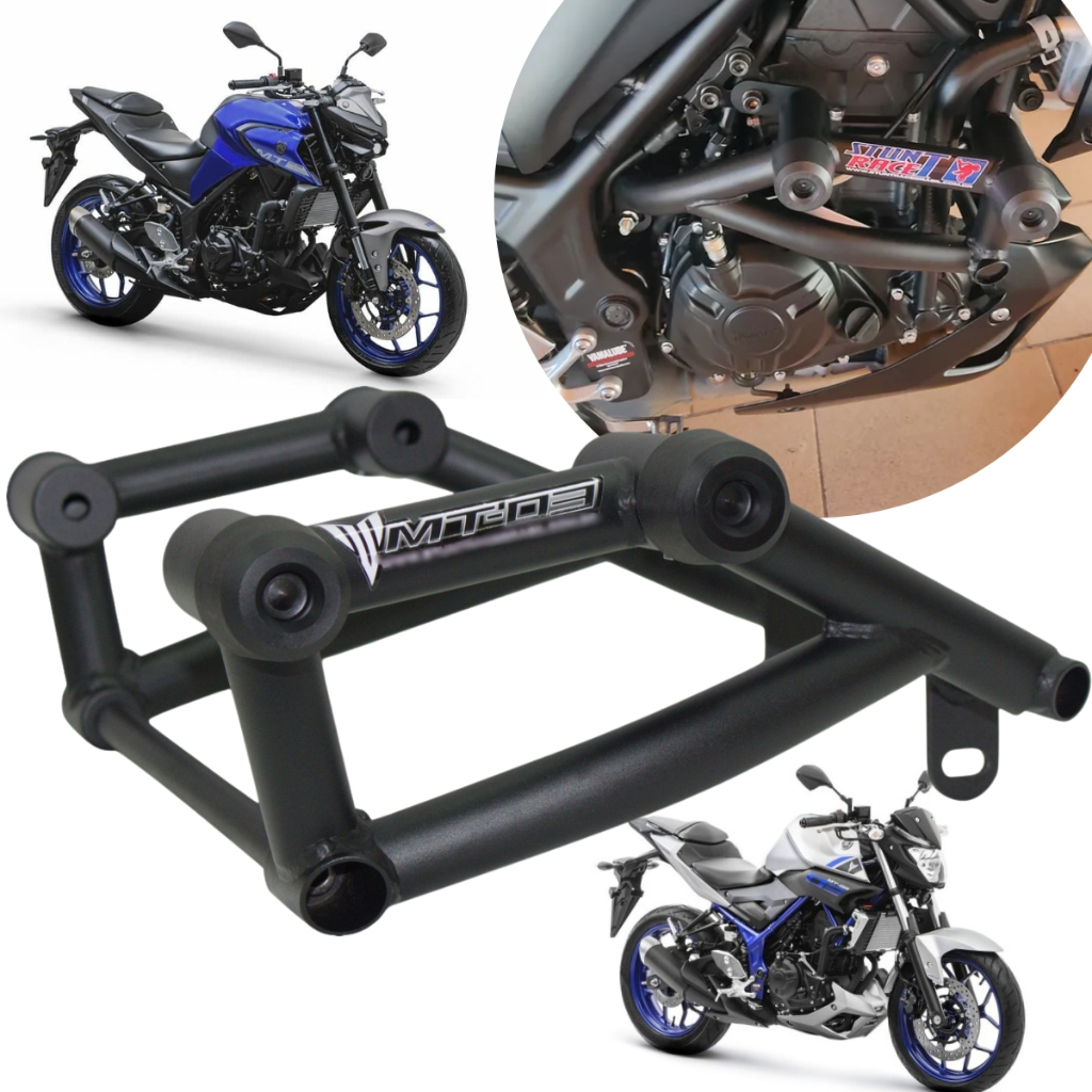 Slider Stunt Race Mt 03 Protetor Motor Carenagem 2015 A 2025 MT-03 Proteção