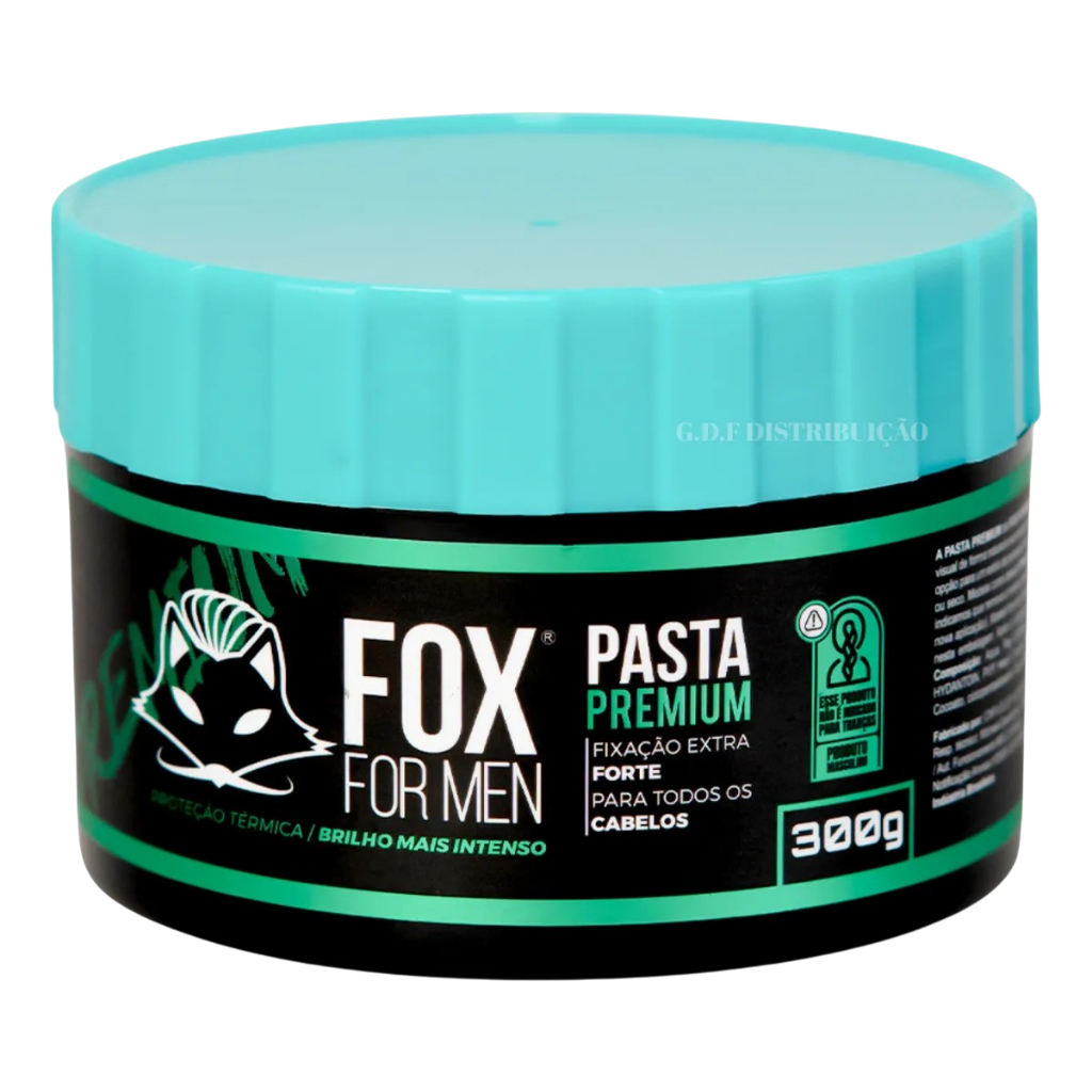 Pasta Modeladora Premium Fixação Forte 300g Fox For Men