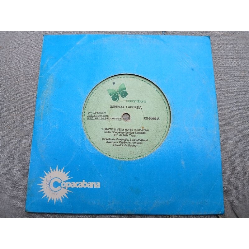Compacto Vinil Genival Lacerda - Mate O Véio Mate