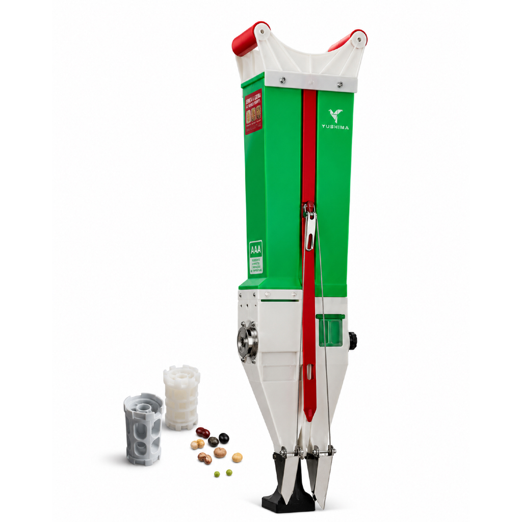Plantadeira Adubadeira Automática Matraca Manual Semente Adubo - Yushima
