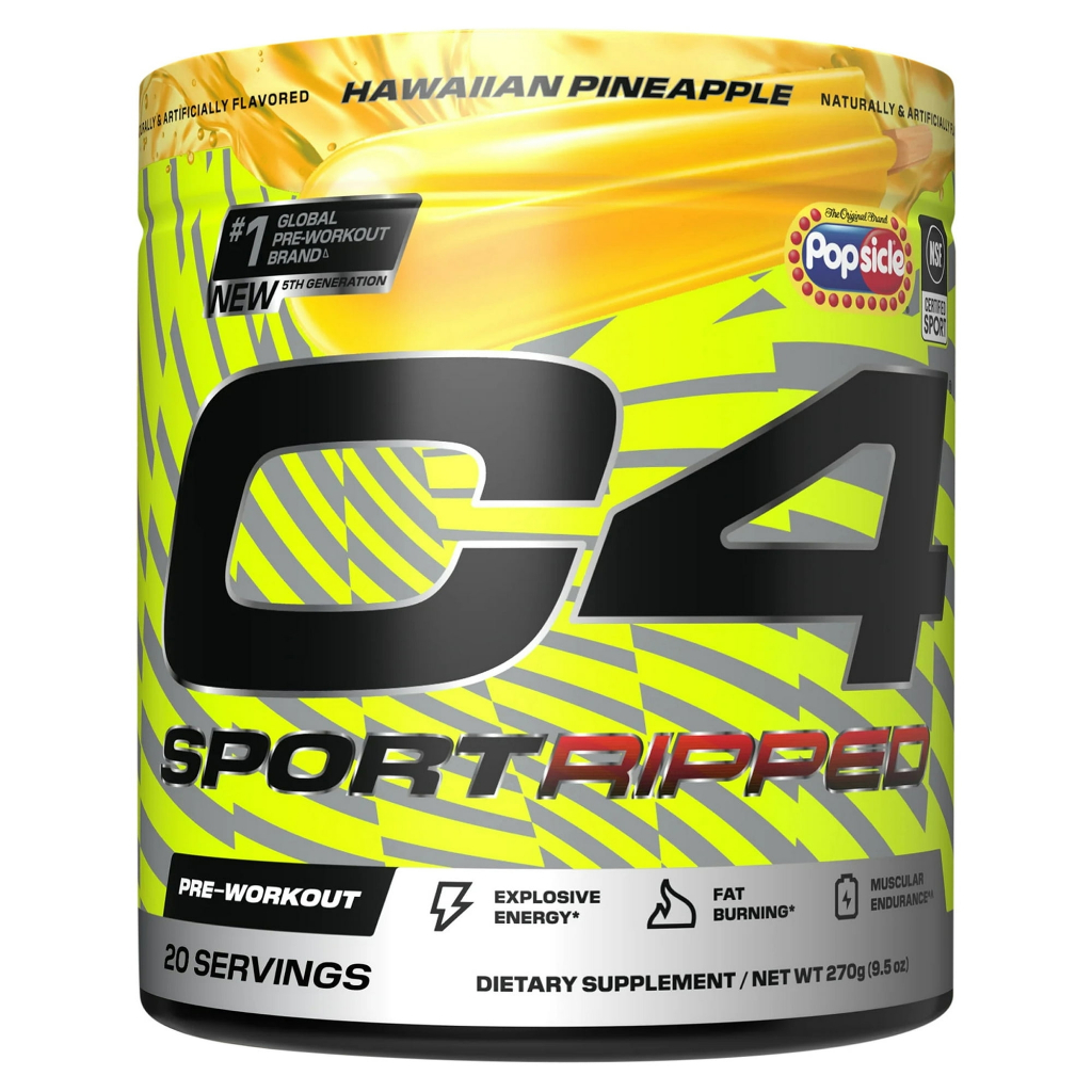 Pre Treino C4 Sport Ripped Hawaiian Americano Importado