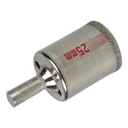 Broca serra copo 25 mm para furar vidro piso azulejo