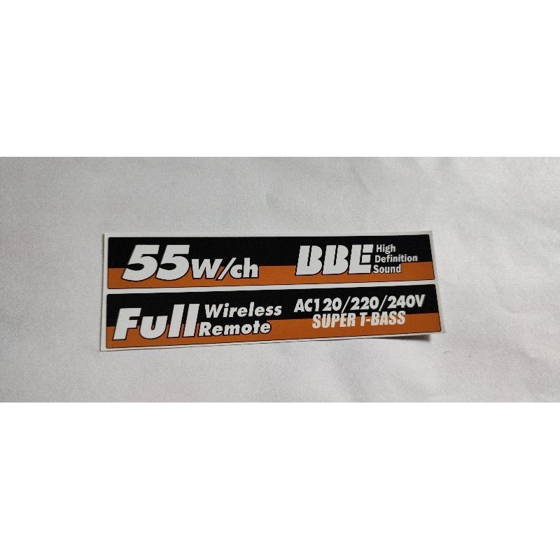 adesivo para aparelho de som aiwa modelo cx 800