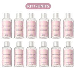 Kit 12un Álcool em Gel Giovanna Baby Classic Higienizante 70% Embalagem Bolsa Antisséptico Mãos