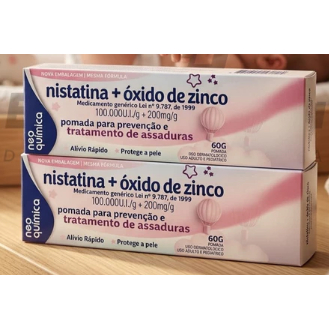 kit 02 Creme Pomada Assadura com Zinco 60g