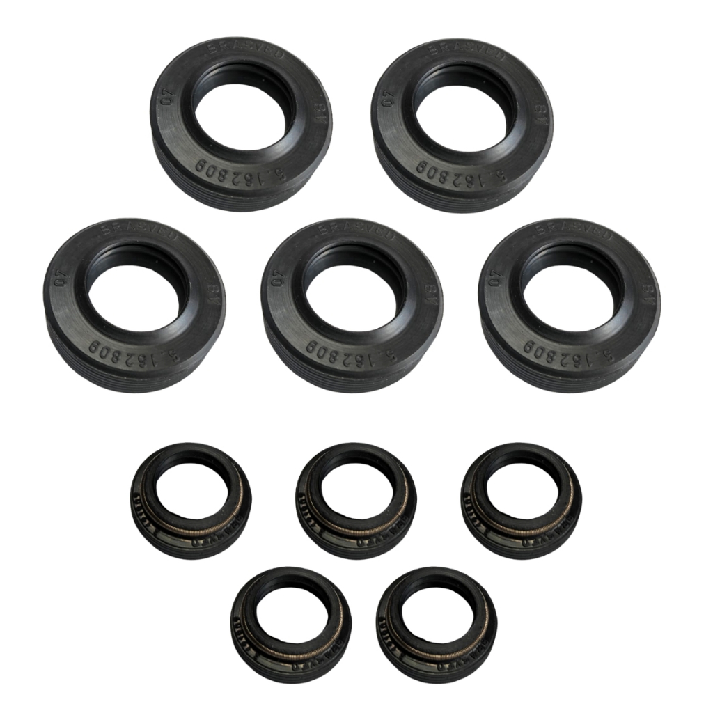 5 Kit Retentor Superior + Inferior Mecanismo Lavadora Máquina De Lavar Electrolux  LTE12 LM08