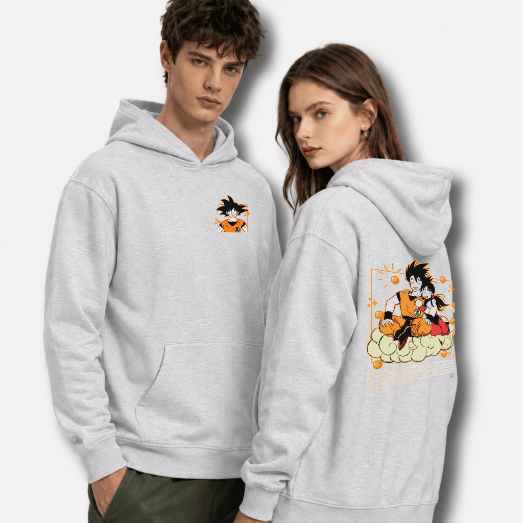 Conjunto Casal 2 Blusas De Moletom Canguru Macio E Confortavel 100% Algodão Premium Flanelado Com Estampa Fofa E Casual