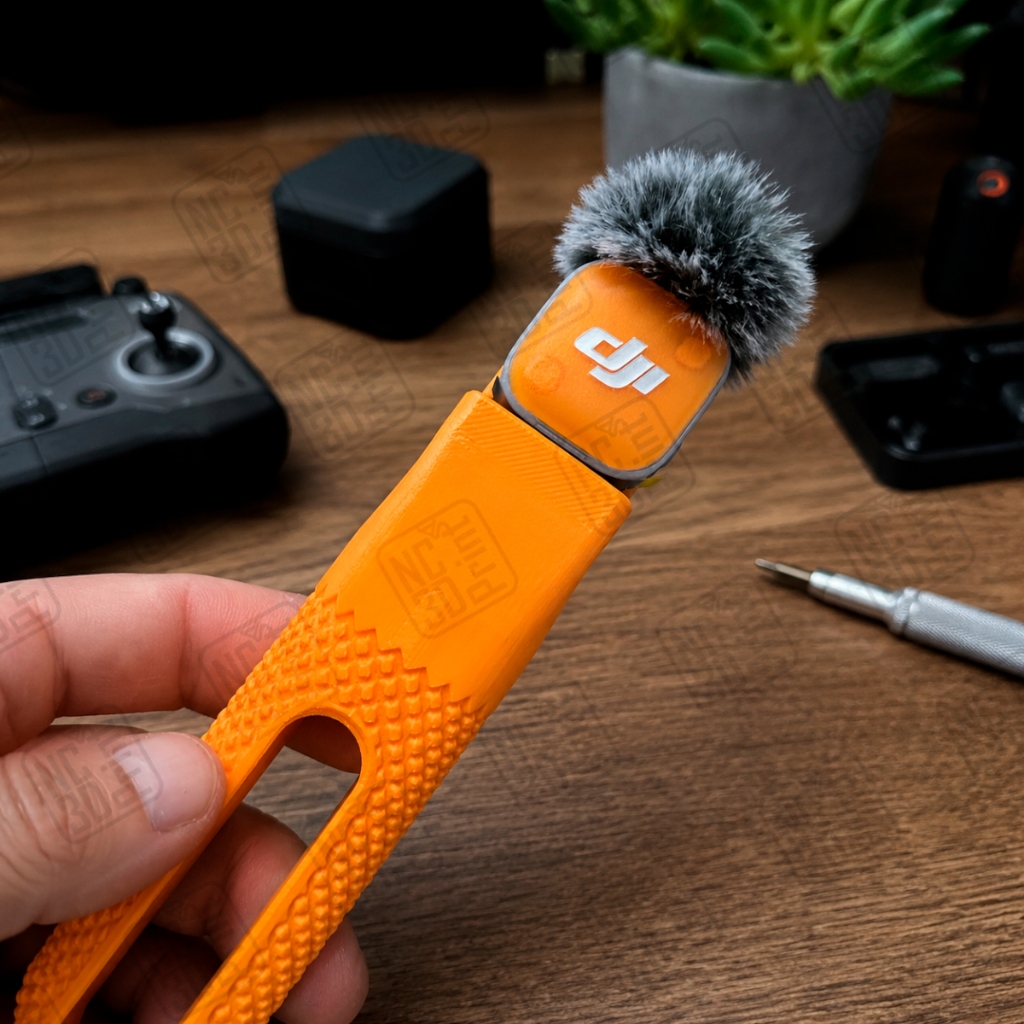 Bastão Mão Suporte DJI Mic mini 2 Acessório Adaptador Microfone Lapela Cabo Ergonômico Podcast Vlog