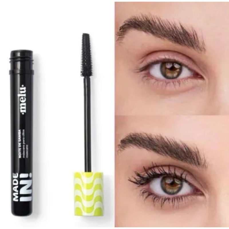 Máscara de Cílios Noite de Samba Melu Ruby Rose - Volume e Curvatura Intensa, Aplicação Fácil
