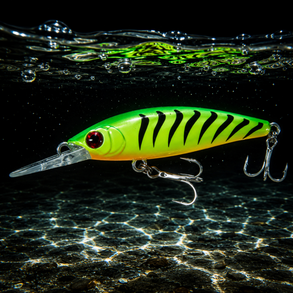 Isca Silent Minnow 80 SS Lurecraft 8CM 12g Tucunaré Dourado Robalo Xaréu Tabarana