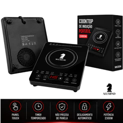Fogão Coocktop De Indução Portatil Uma Boca Fogão Indução 2300w Fogão Eletrico