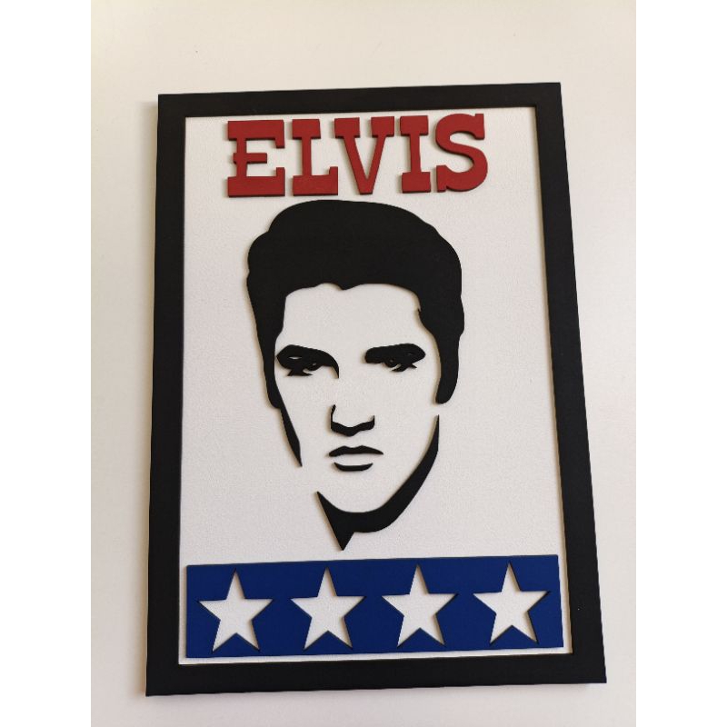 Quadro Decorativo Elvis em mdf