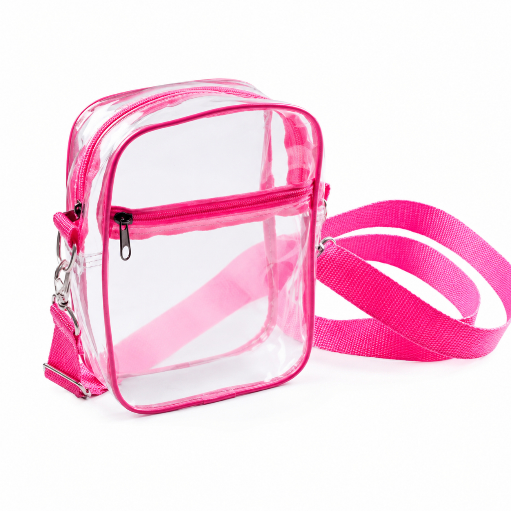 Shoulder Bag Transparente, Bolsa de Ombro, Lateral