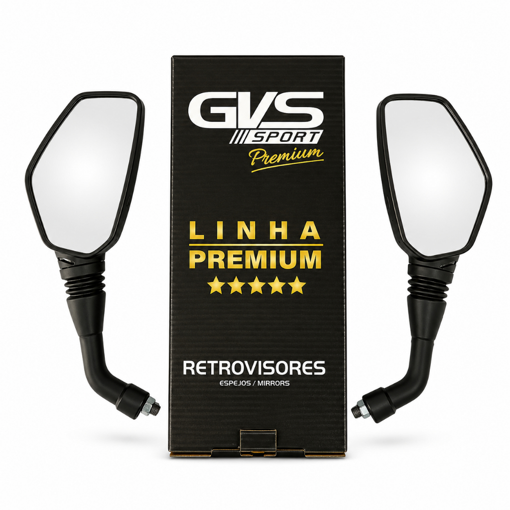 Retrovisor Dafra Nh190 Pulsar Rouser Gvs Convexo Yamaha