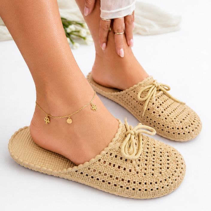 Sapatilha Mule Feminina Confortável Leve e Anatômica - Mocassim Antiderrapante para o Dia a Dia