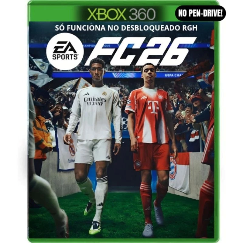 Ea Fc 26 FIFA 2026 PARA XBOX 360 DUBLADO PT PATH MOD 17 QUALQUER VERSÃO DO XBOX 360 BLOQUEADOS E DESBLOQUEAD
