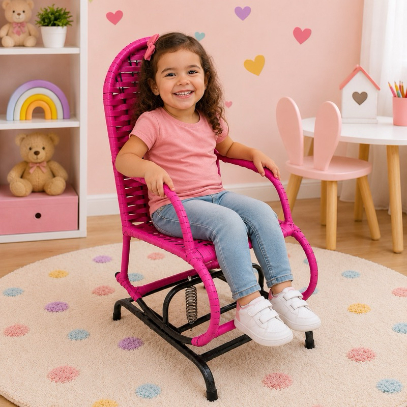 Detalhes do Cadeira de Balanço Descanso Infantil 2 Molas