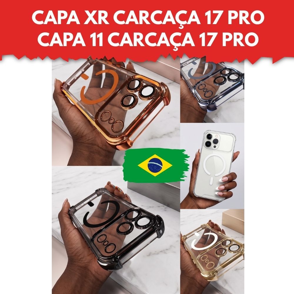 Capa Case XR na carcaça 17 Pro Capa Case 11 na carcaça 17 Pro Elite