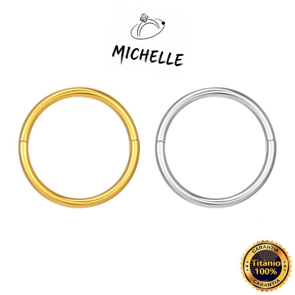 Piercing Argola TitâNio Abertura Meio A Meio | Helix, Tragus, Conch, Nariz, Boca-Medusa e Outros
