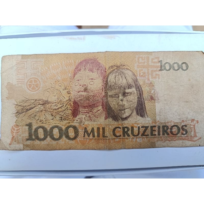 nota de 1000 mil cruzeiro