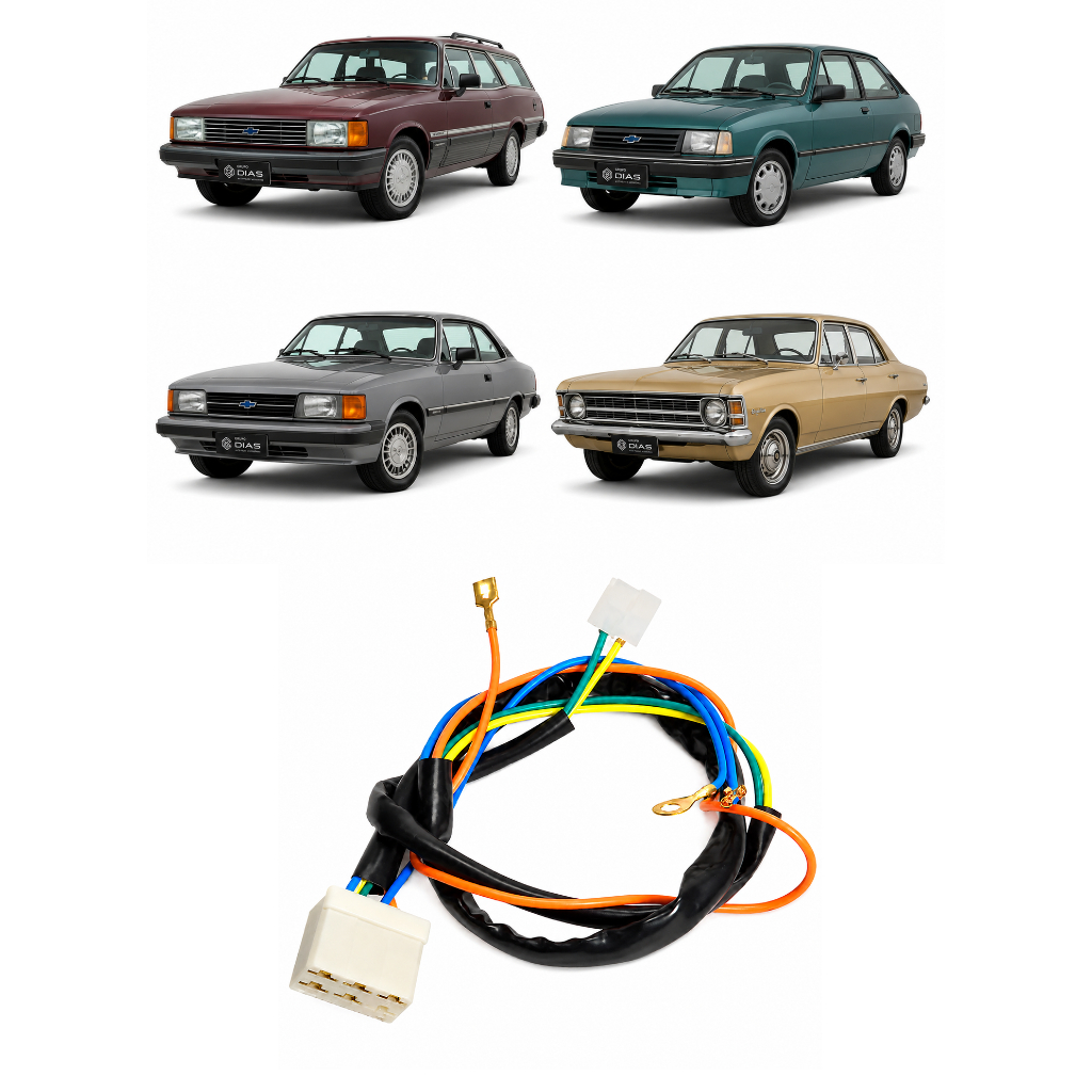 Chicote Modulo Ignição Eletrônica Gm Chevette Marajó Chevy