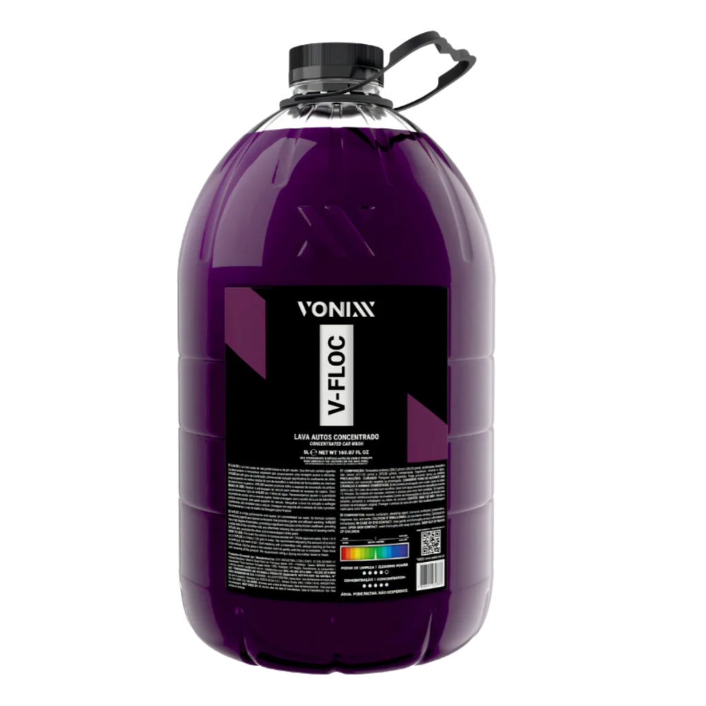 Shampoo Automotivo Neutro Concentrado V Floc Vonixx 5l