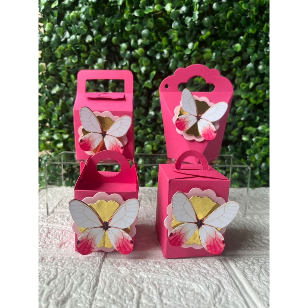 Kit Caixinhas Borboleta, Caixinhas Personalizadas, Lembrancinhas borboleta, Pegue e Monte