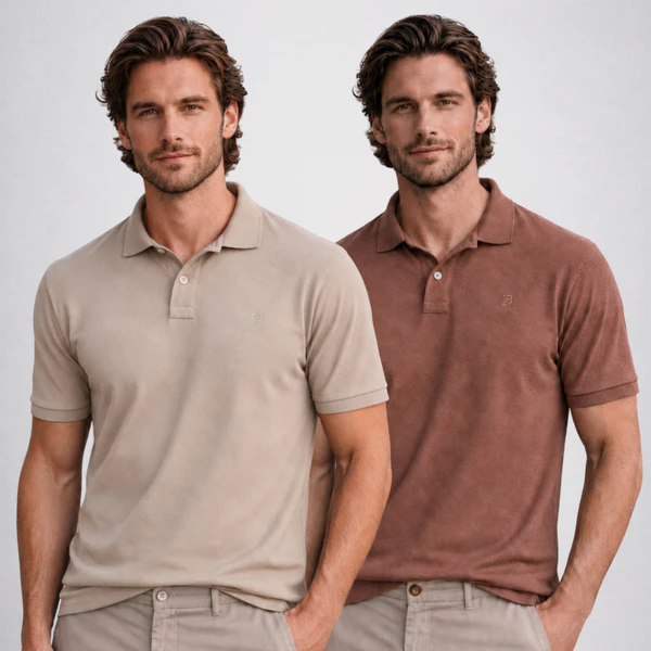 Kit 2 Camisa Polo Masculina Piquet Premium