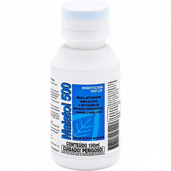 Inseticida Malatol 500 CE 100ml Moscas / Tripes / Cochonilhas / Cigarrinhas