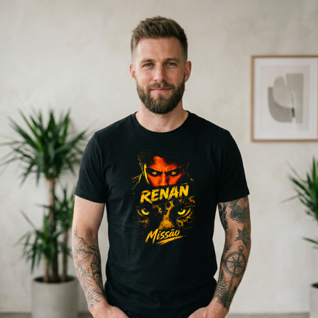 Camiseta Renan Santos Missão Algodão Unissex