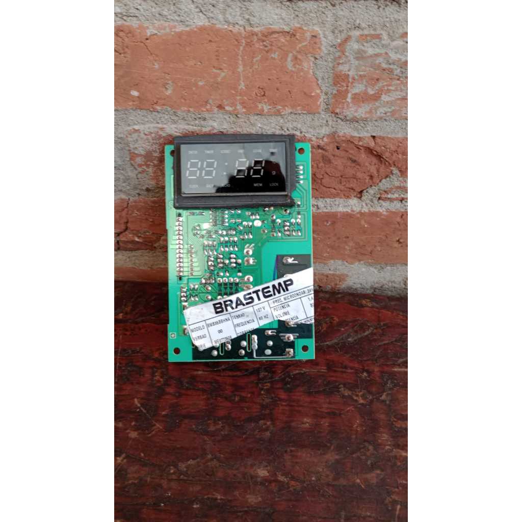 placa painel microondas brastemp bms35bbhna 110 volts