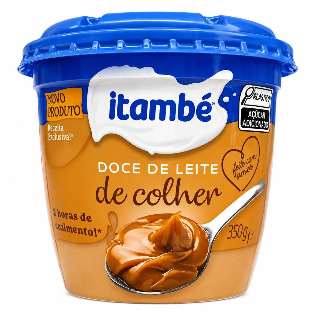 Doce de Leite de Colher Itambé Feito com Amor 2 Horas de Cozimento Novo Produto Receita Exclusiva