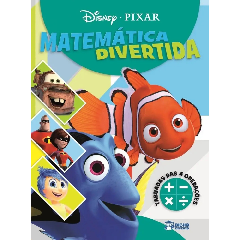 Matemática Divertida Disney - Pixar - Tabuada das 4 Operações