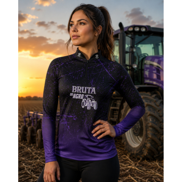 Camiseta Camiseta Super King Agro Feminina Proteção Solar Uv50+ Dry Fit Gll-162